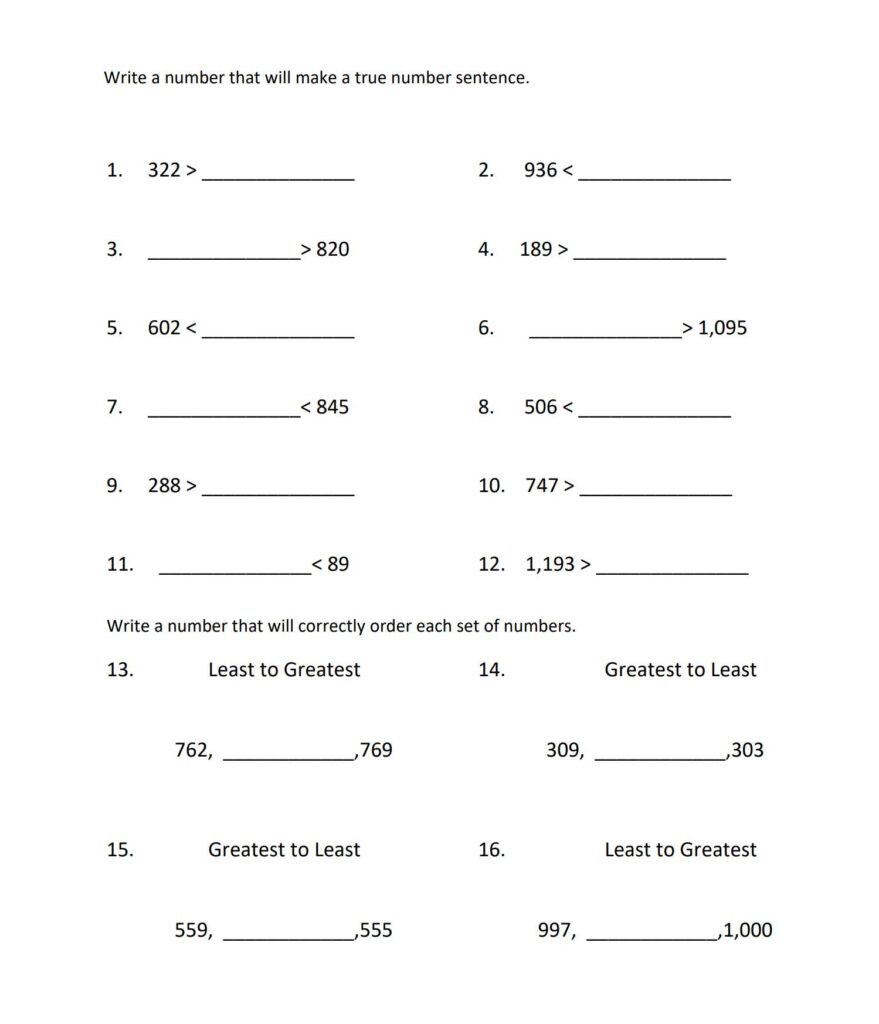 Understand Place Value 2nd Grade, Activity 163