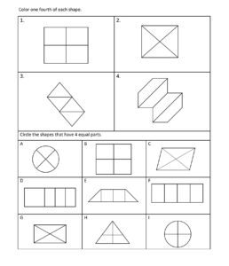 Shapes and their Attributes Reasons 1st Grade, Activity 426